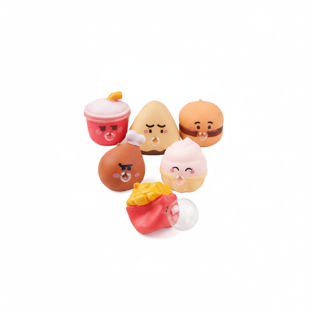 Fast Food Fun! Bubble Squeeze Squishy Stress Relief Toy Collection (12-Pack) — wholesale Fidgets & Sensory by the case