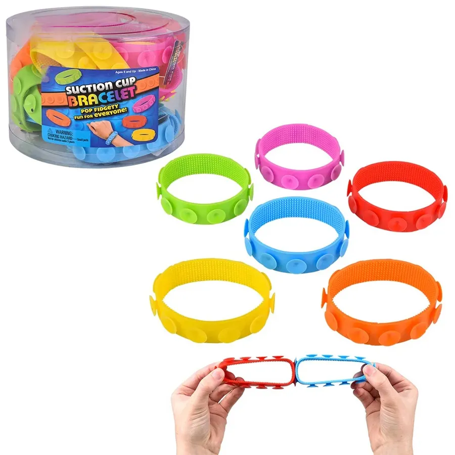 Fidget Suction Band For Kids - Assorted — wholesale Fidgets & Sensory by the case