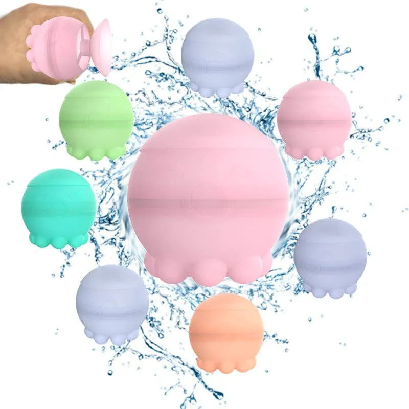 Octopus Easy Quick Filling Silicone Water Bomb Balloons — wholesale Party & Gifts by the case