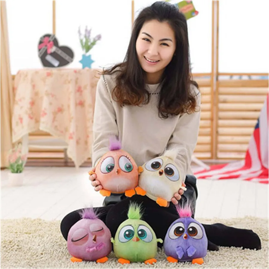 Wholesale New Bird Movie Angry Lovely Bird stuffed animal Plush Toys doll Chicken Pillow Home Decoration Birthday Christ — wholesale Plush & Squishies by the case