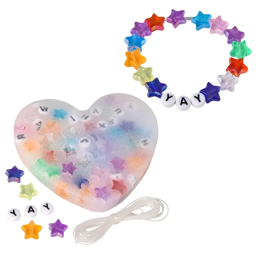 Pick N Create Heart Beaded Fidget Bracelet — wholesale Fidgets & Sensory by the case