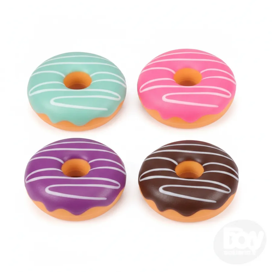3-Inch Donut Squishy Toy - Sensory Fidget & Stress Ball — wholesale Fidgets & Sensory by the case