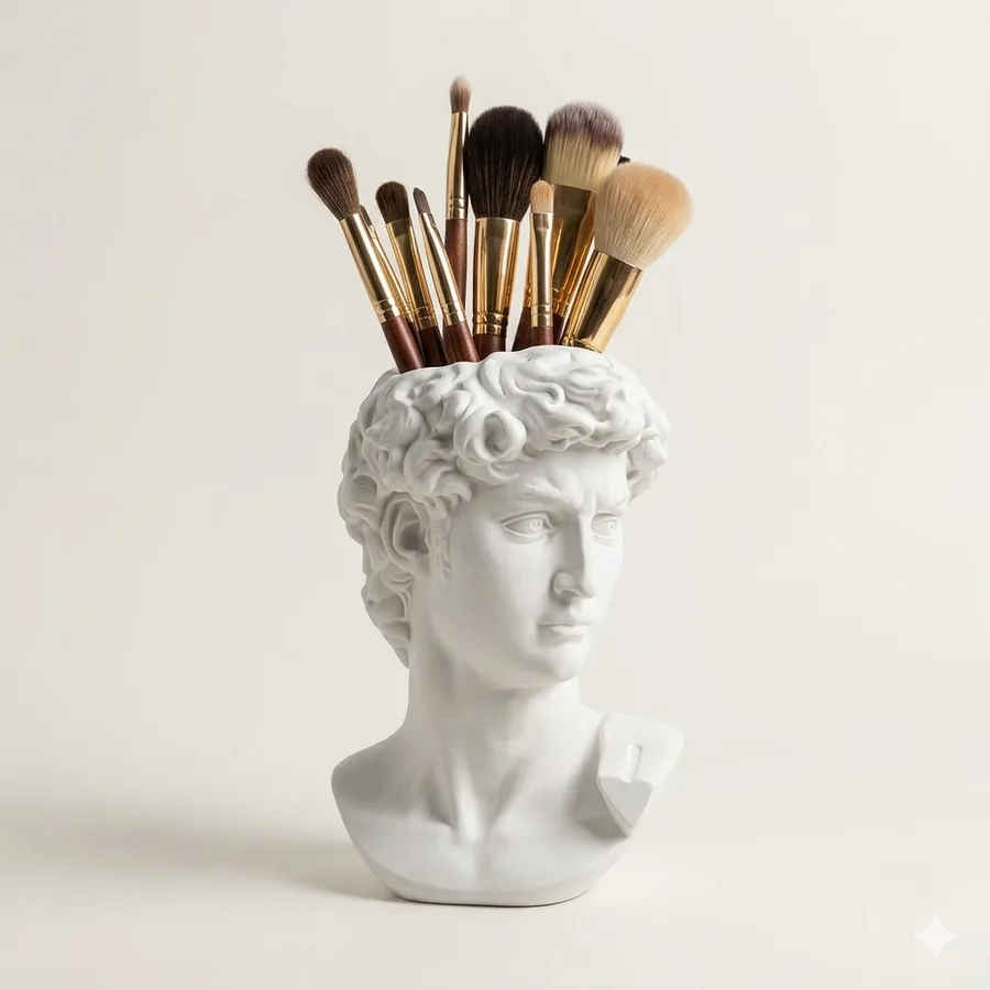 David Head Pen Holder – Aesthetic Desk Decor Gift — wholesale Home & Décor by the case