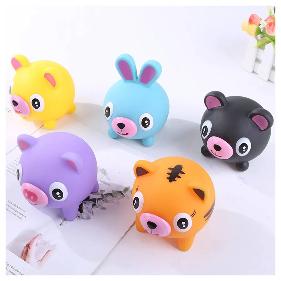 Tongue Out Talking Animal Squeezy Soft Valentine In Bulk — wholesale Seasonal & Holiday by the case