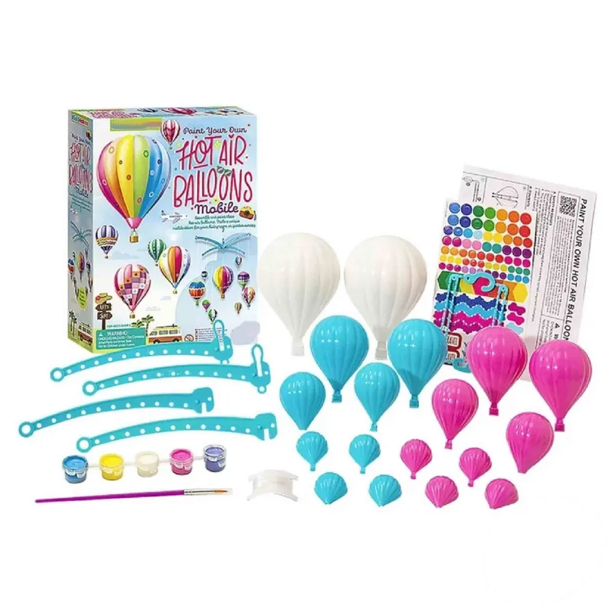 Kids DIY Craft Kit - Hot Air Balloon Painting Activity, Bulk Pack — wholesale Party & Gifts by the case