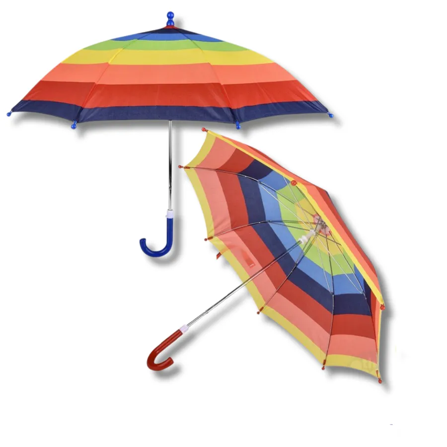 Rainbow Children Size Umbrella- Assorted 28'' — wholesale More Wholesale Goods by the case