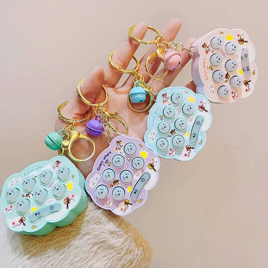 Mini Hamster Memory Game Keychain Toy In Bulk — wholesale Keychains & Charms by the case