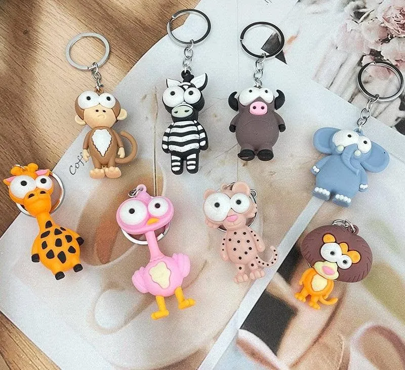 Creative Cartoon Anime Doll Keychain - Assorted — wholesale Keychains & Charms by the case