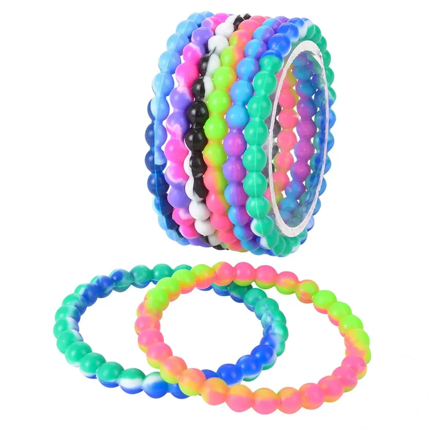 Creative Tie Dye Beaded Bracelet - Assorted — wholesale Apparel & Accessories by the case