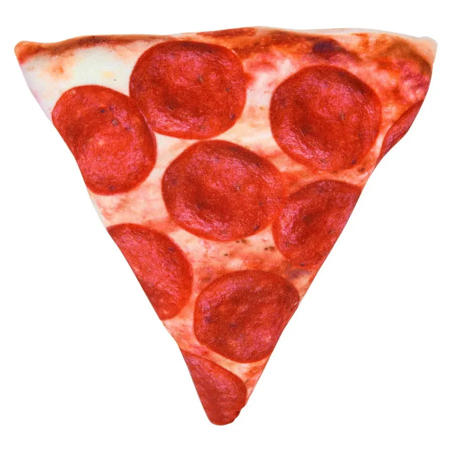 Kids Pizza Pillow - Plush Novelty Food Cushion, 12.75 Inch — wholesale Plush & Squishies by the case
