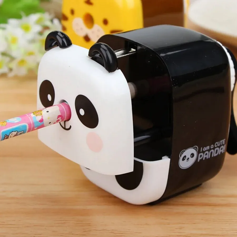 Animal Pencil Sharpener for Kids - Cute Panda & Tiger Shapes — wholesale Stationery & Office by the case