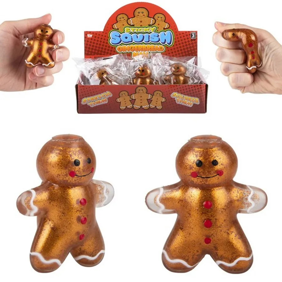 Holiday Standing Man Sticky Fidget Kids Toy — wholesale Fidgets & Sensory by the case