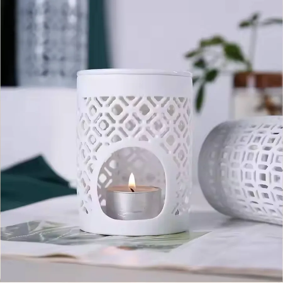 Creative White Ceramic Wax Melt Burner For Home Décor — wholesale More Wholesale Goods by the case