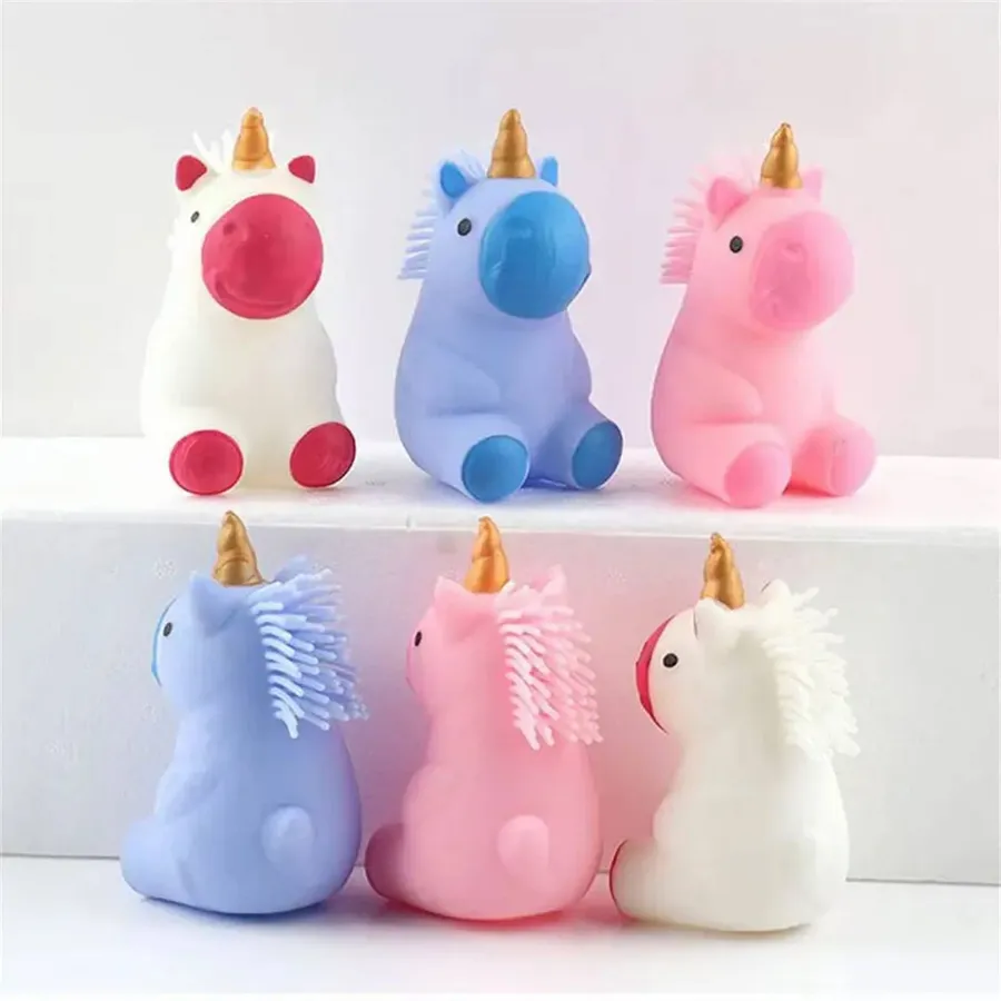 Light Up Unicorn Squishy Ball 's Toys In Bulk — wholesale Plush & Squishies by the case