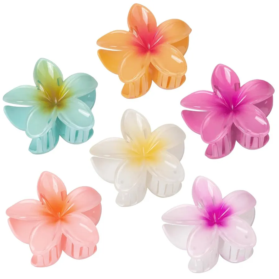 Cute Flower Hair Clips For Women- Assorted — wholesale Apparel & Accessories by the case