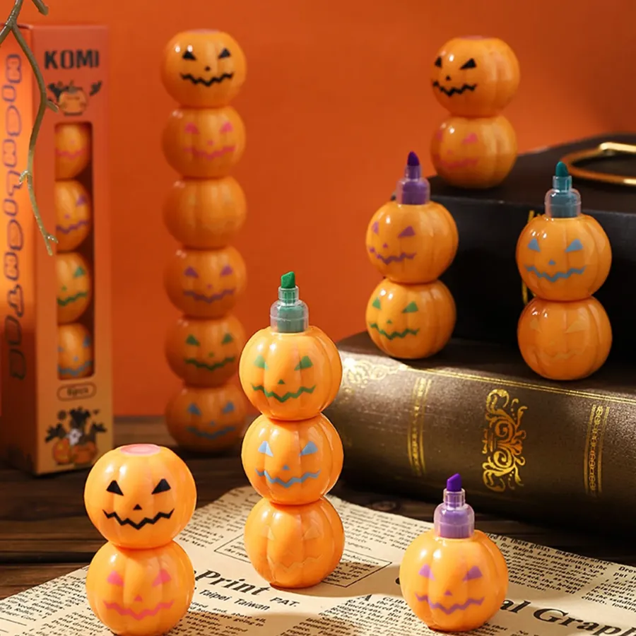 Halloween Pumpkin Highlighter Pens – Fun School Markers — wholesale Seasonal & Holiday by the case