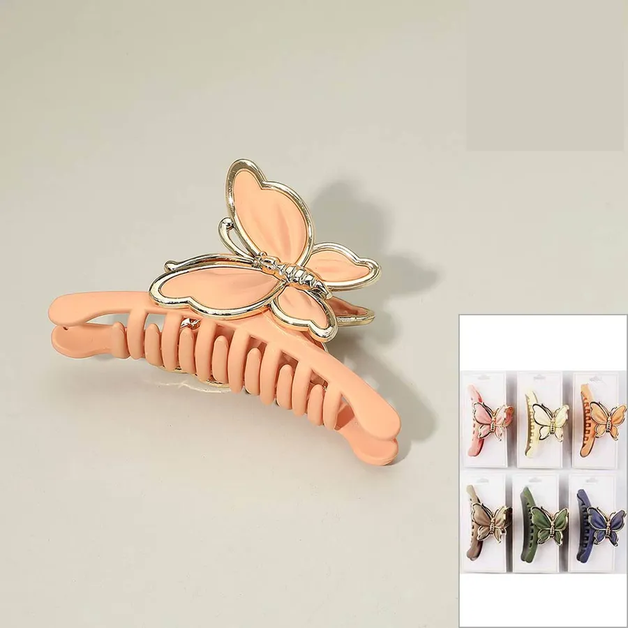 Butterfly Themed Hair Claw Clips - Assorted — wholesale Apparel & Accessories by the case