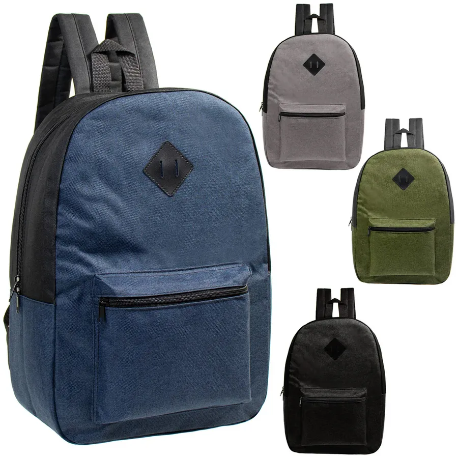 Durable Kids School Backpack - Large Capacity, Assorted Colors — wholesale Bags & Backpacks by the case