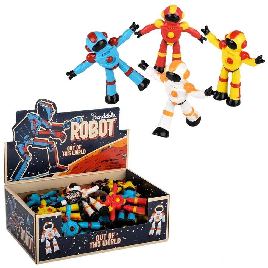 Bendable Crazy Robot Kids Toy - Assorted — wholesale Toys & Games by the case