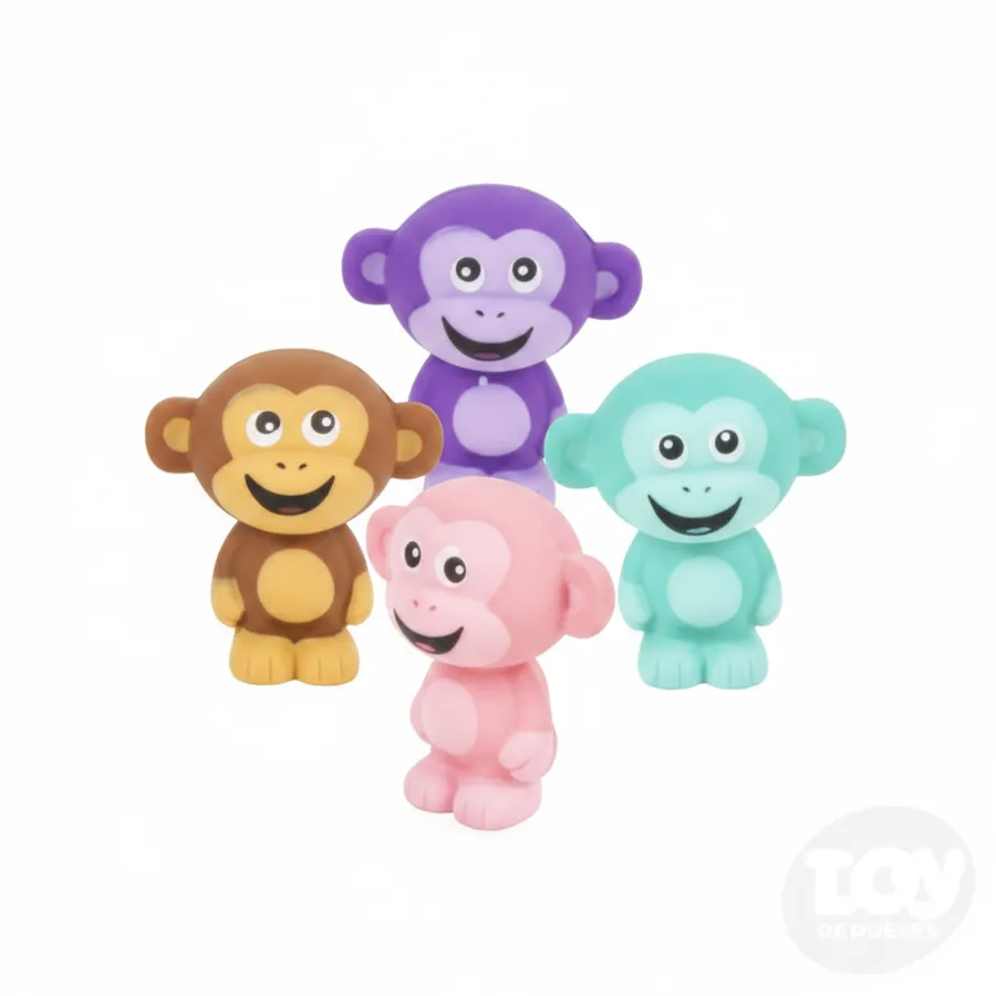 Monkey Squishy Toy - 4-Inch Sensory Fidget and Stress Relief Toy — wholesale Fidgets & Sensory by the case