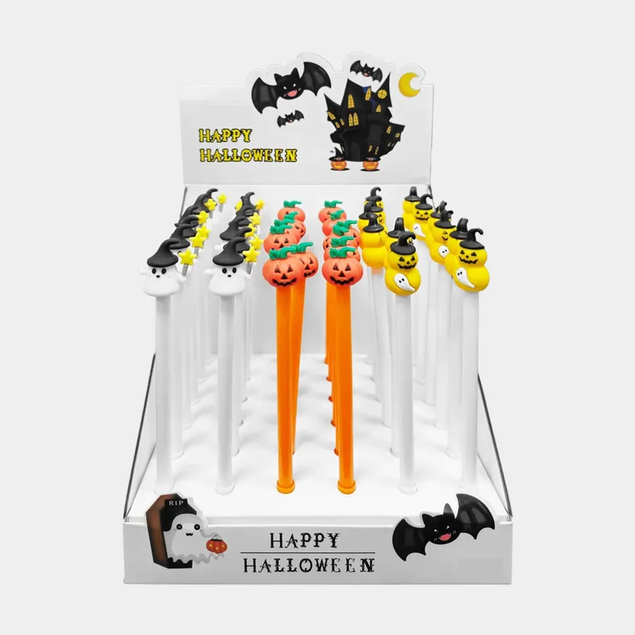 Halloween Character Ball Pens For Kids - Assorted — wholesale Seasonal & Holiday by the case