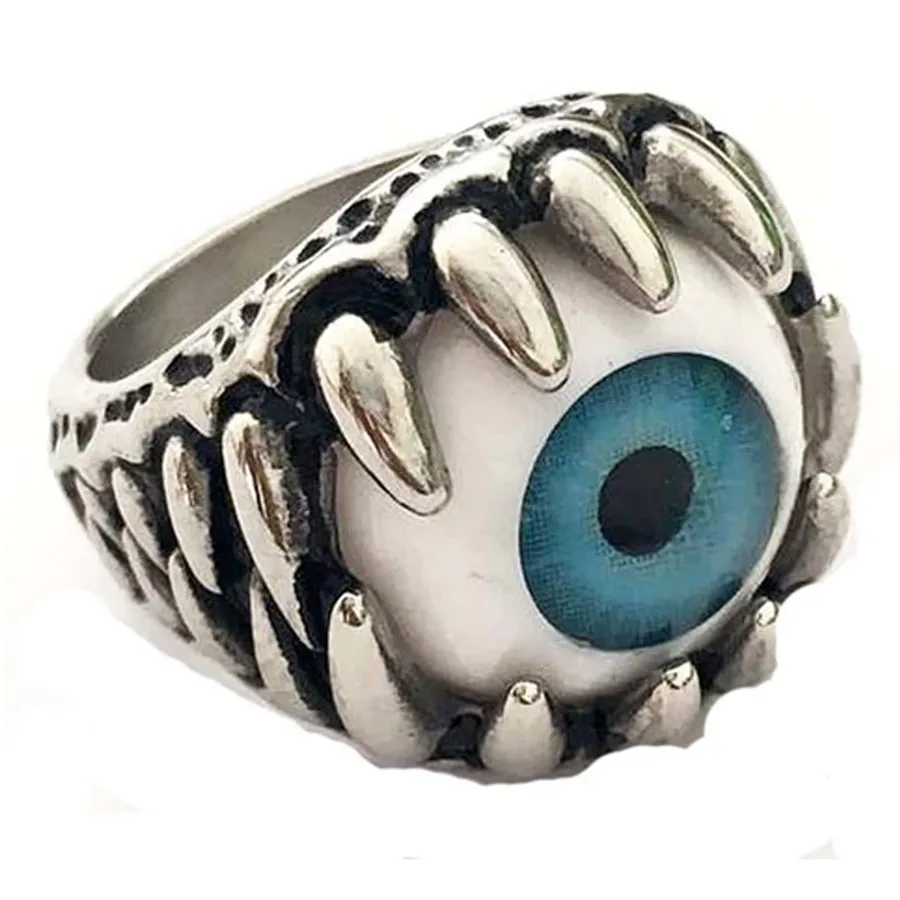 EYEBALL STAINLESS STEEL BIKER RING Home Décor — wholesale More Wholesale Goods by the case
