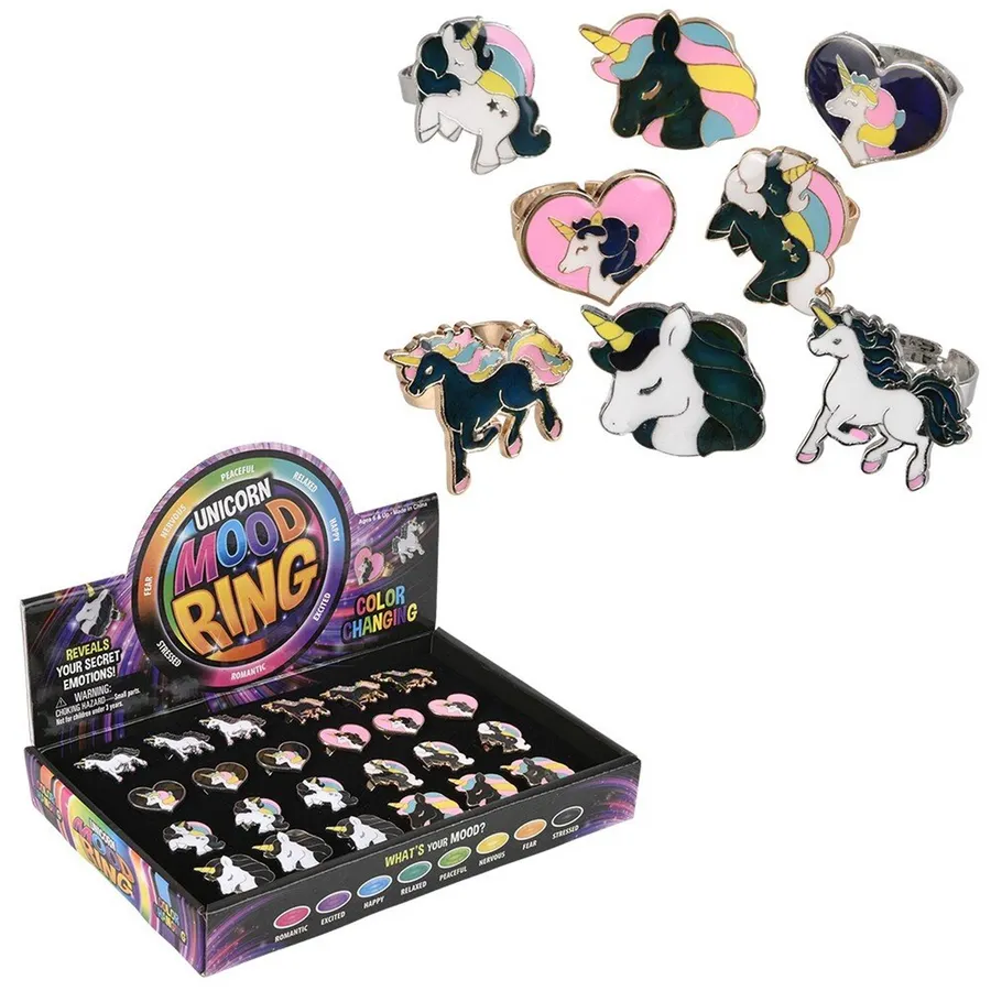 Unicorn Kids Mood Ring For — wholesale More Wholesale Goods by the case