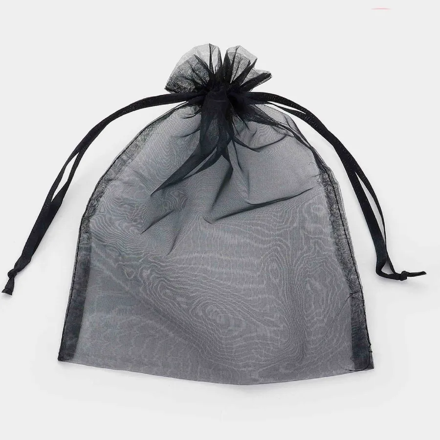Easter Gift Bags - Sheer Organza with Ribbon Drawstring, 6.75x9.5 — wholesale Seasonal & Holiday by the case