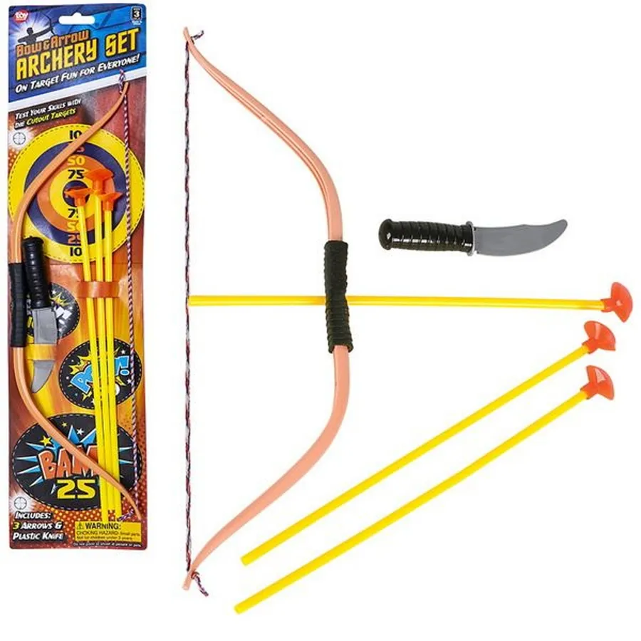 Mini Bow & Arrow Archery Play Set Toy fo Keeraft Home Gifts — wholesale Toys & Games by the case