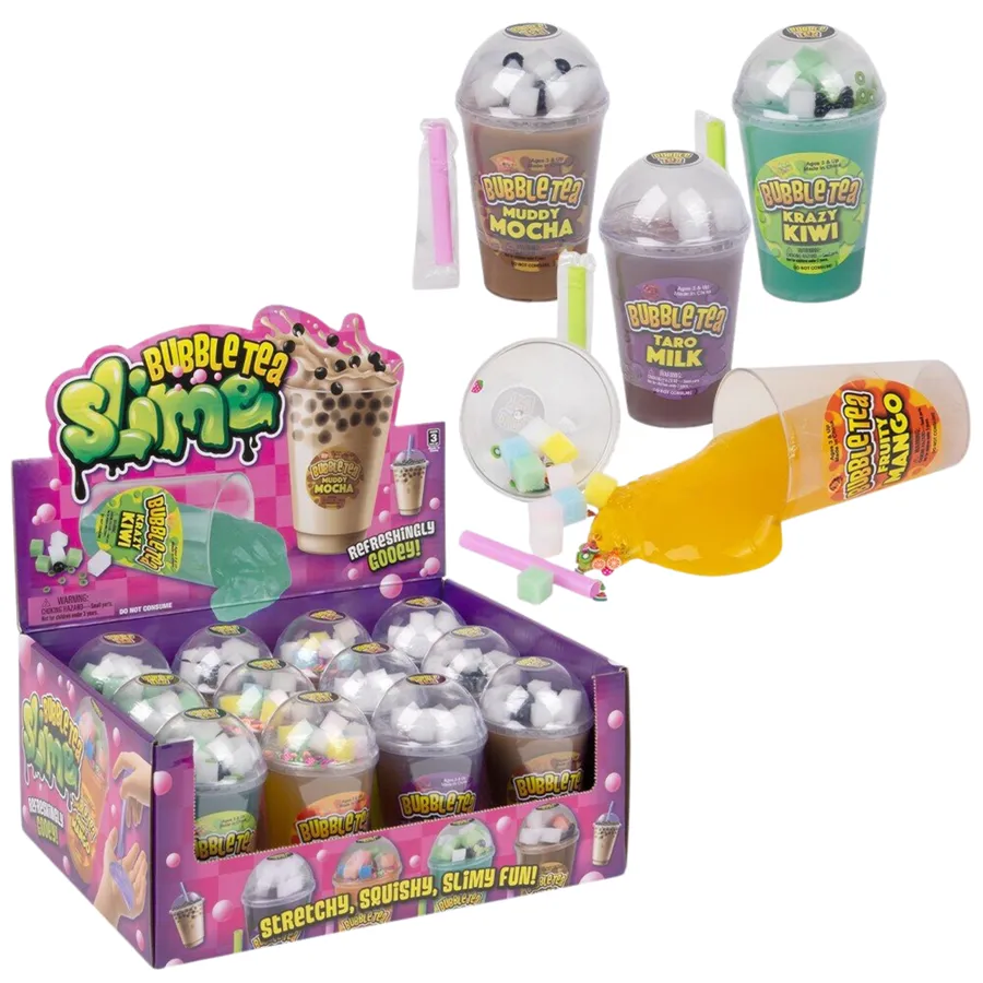 Bubble Tea Slime Slime with Bubble Tea — wholesale Fidgets & Sensory by the case