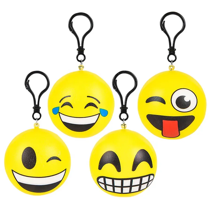 Squishy Emoji Clip On Keychain — wholesale Plush & Squishies by the case