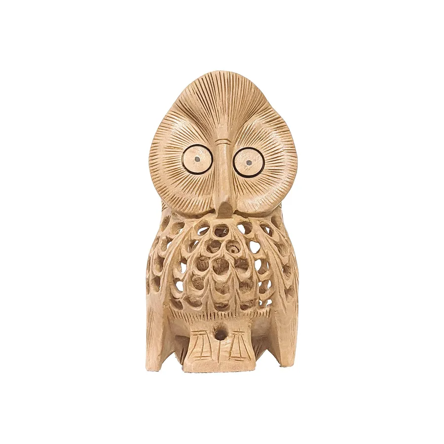 Handcrafted Wooden Front Facing Owl Sitt Keeraft Home Gifts — wholesale Toys & Games by the case