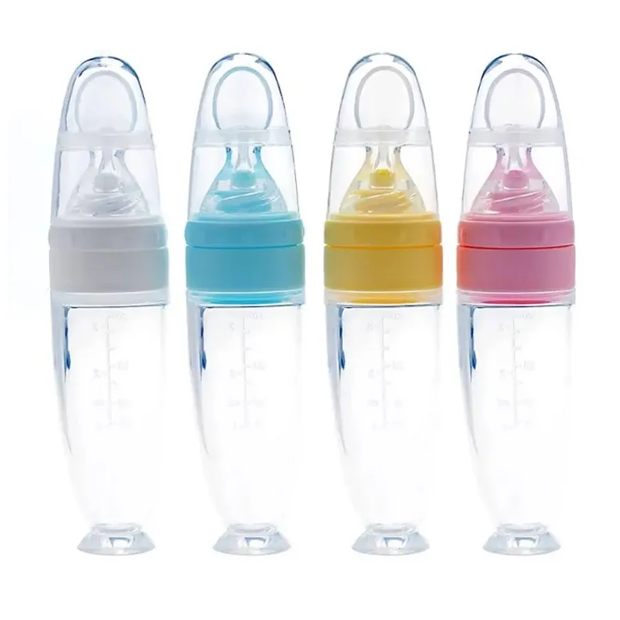 Soft-Tip Baby Food Dispensing Spoon — Gullee Gadgets — wholesale Kitchen & Drinkware by the case