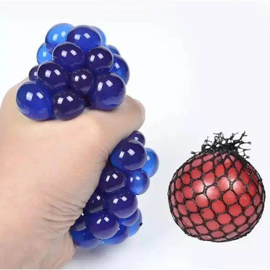 Grape Mesh Squeeze Ball In Bulk — wholesale Fidgets & Sensory by the case