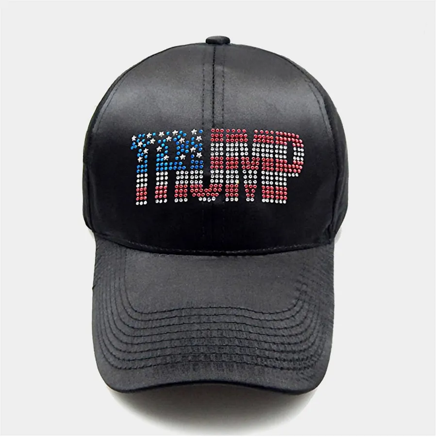 TRUMP Bling Studded Baseball Cap- — wholesale Apparel & Accessories by the case