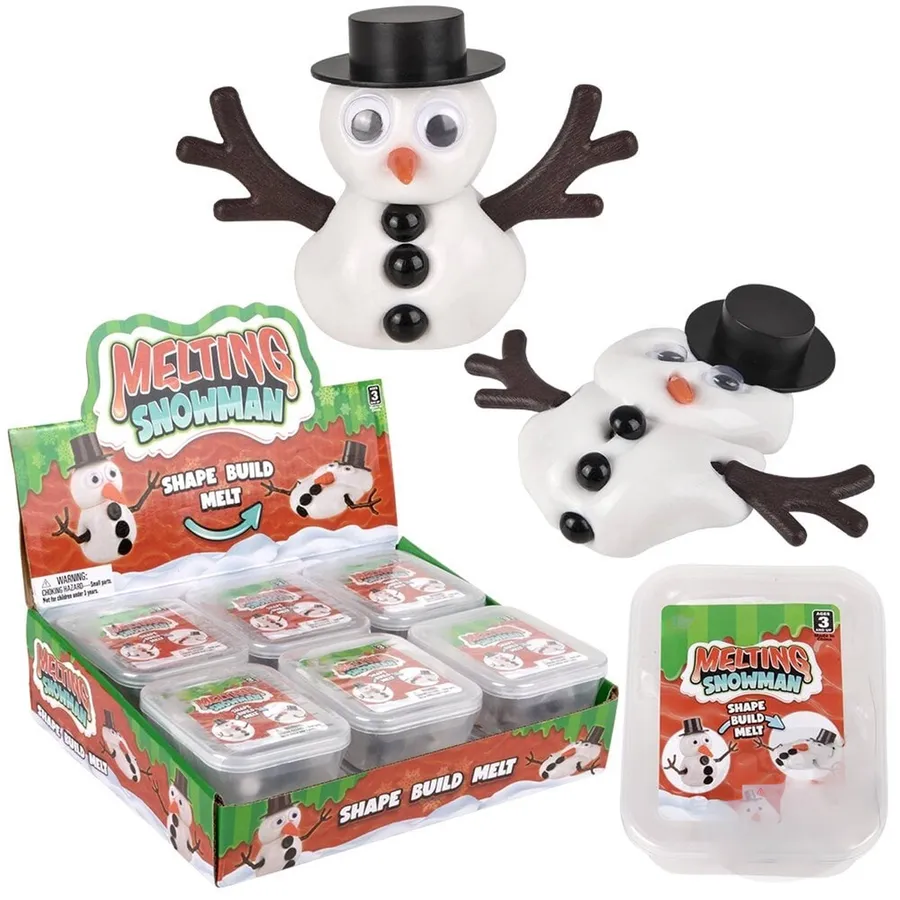 Melting Snowman Fidget Putty Kids Toy — wholesale Fidgets & Sensory by the case