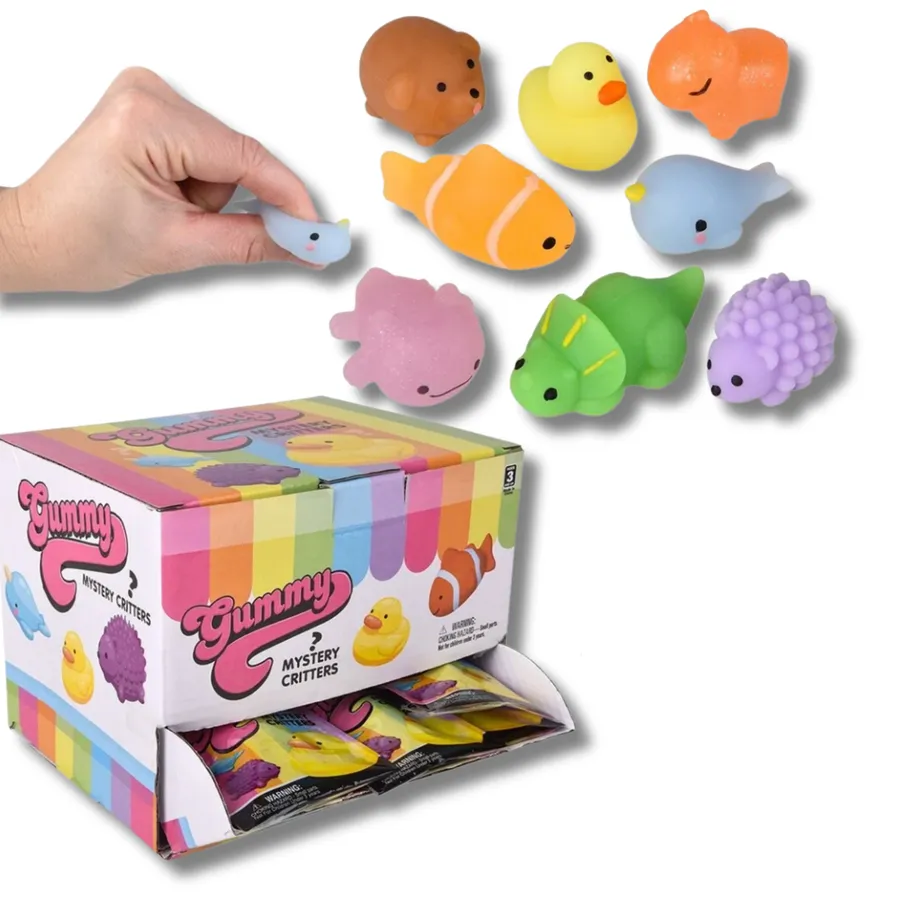 Animal Gummy Squeeze Fidget Kids Toy- Assorted — wholesale Fidgets & Sensory by the case