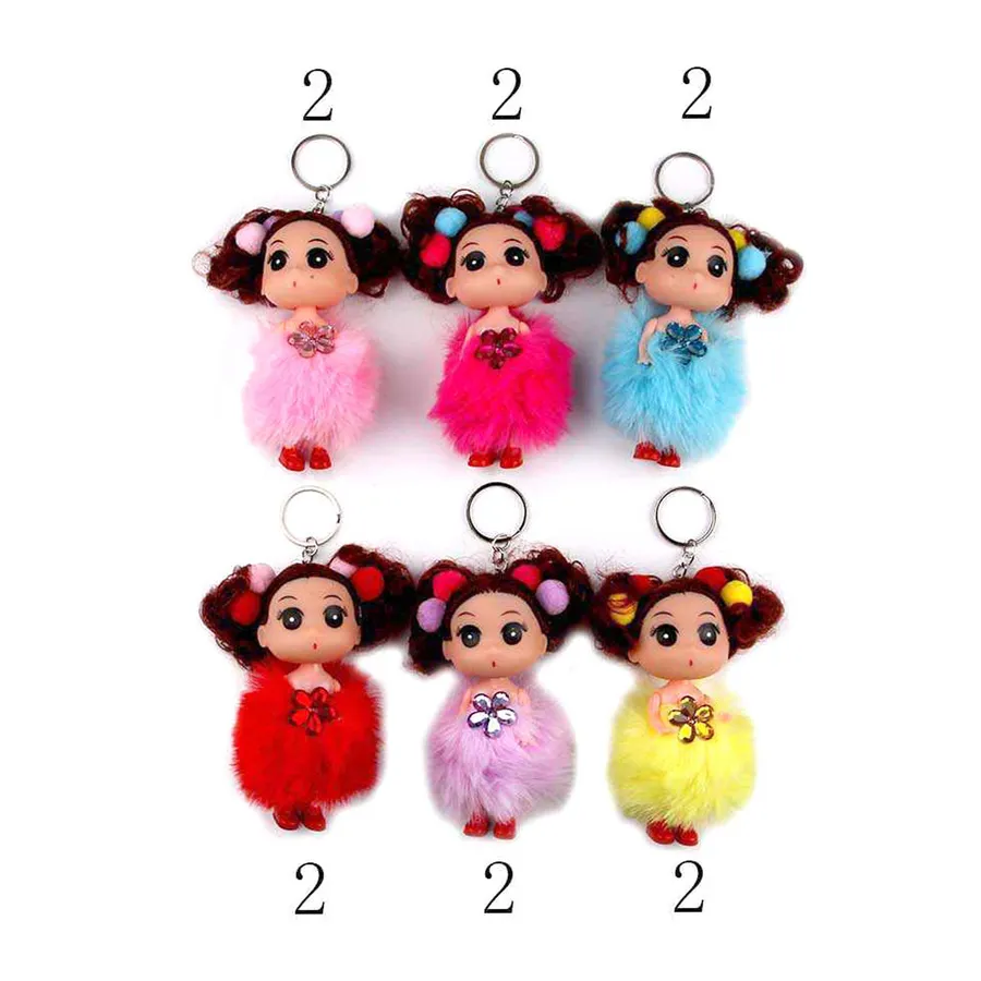 Cute Doll Keychains For Girl's — wholesale Keychains & Charms by the case