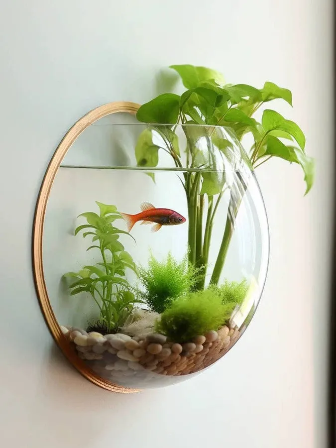 Luxury Round Gold Wall Flowerpot & Vase — wholesale Home & Décor by the case