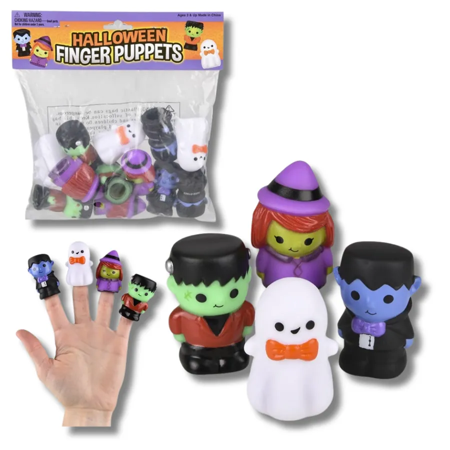 Halloween Finger Puppet Fidget Kids Toy - Assorted — wholesale Fidgets & Sensory by the case