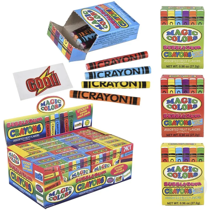 Novelty Kids Crayons - Bubble Gum Shaped Easter Gift Set, 6-Pack — wholesale Seasonal & Holiday by the case