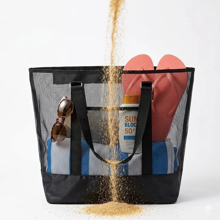 Large Mesh Beach Tote Bags – Sand Free — wholesale Bags & Backpacks by the case