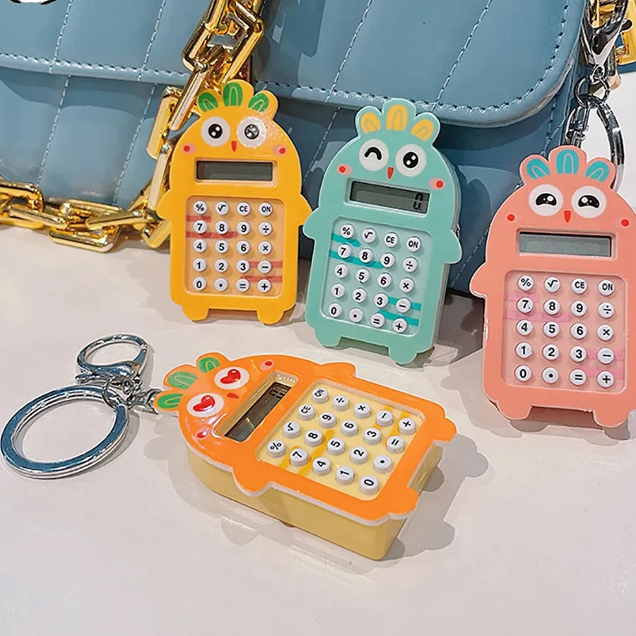 Calculator Keychain Toy For Kids In Bulk — wholesale Keychains & Charms by the case