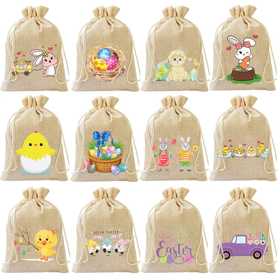 Back To School Drawstring Gift Bags For Kids - Assorted — wholesale Party & Gifts by the case