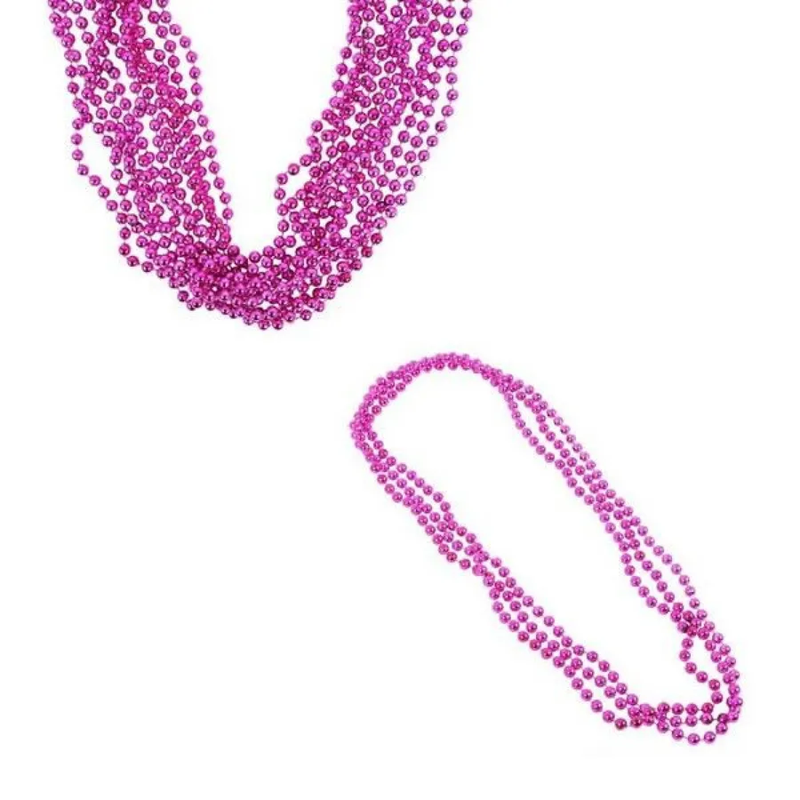 Pink Pearl Beaded Long Necklace for Women In Bulk — wholesale Apparel & Accessories by the case