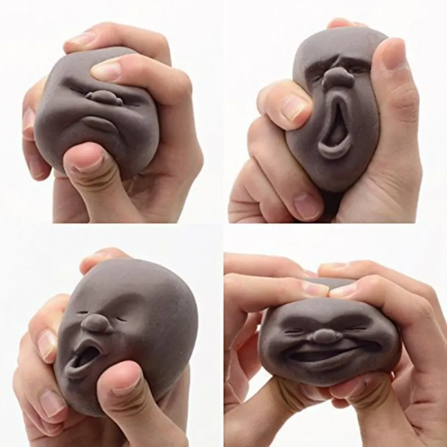 Squishy Toy Funny Face Stress Ball - Sensory Fidget Squeeze Toy — wholesale Fidgets & Sensory by the case