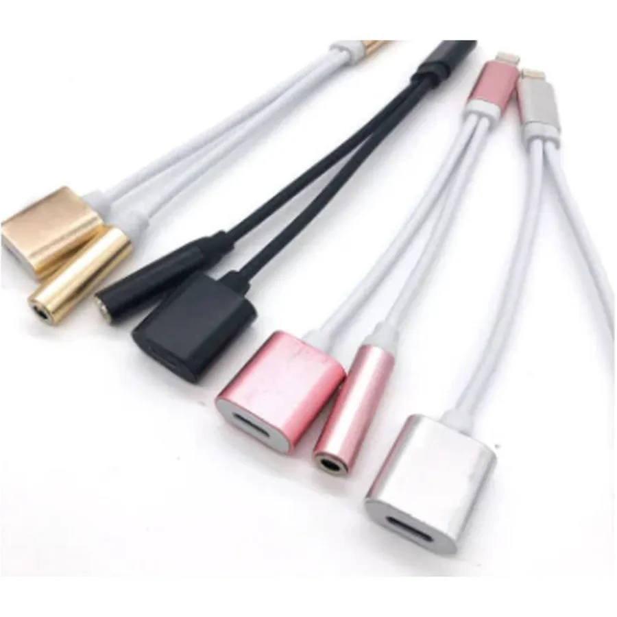 Type C Headphone & Charging Adapter Splitter USB Cable — wholesale Tech & Gadgets by the case