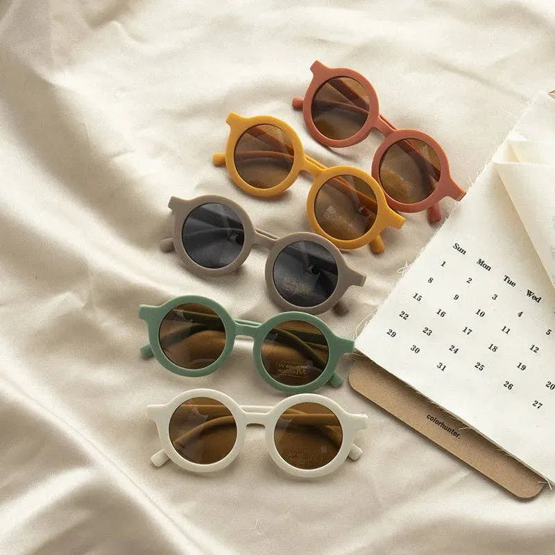 Matte Macaron Kids Sunglasses -- Assorted — wholesale Apparel & Accessories by the case