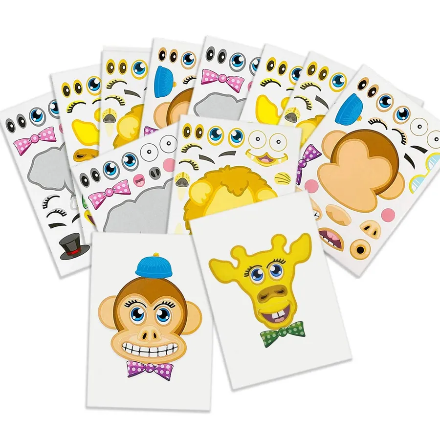Keeraft Zoo Animal Stickers - Bring the Keeraft Home Gifts — wholesale Stationery & Office by the case