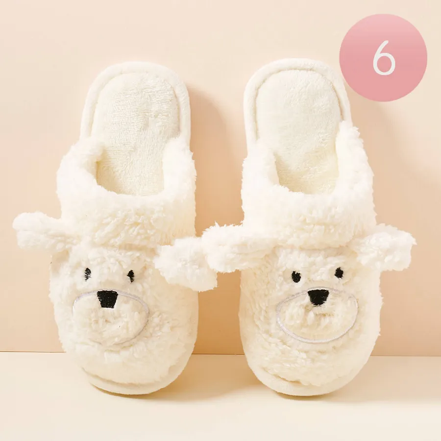 Dog Slippers - Fuzzy Pet Booties with Rubber Sole, 6-Pack Assorted Sizes — wholesale Pet by the case
